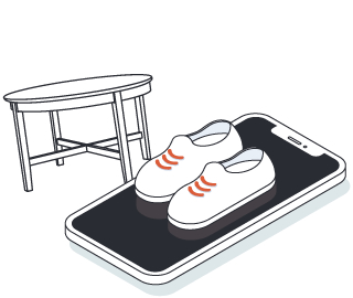 ウェブARで靴のバーチャル試着、テーブルのバーチャル配置が体験できる